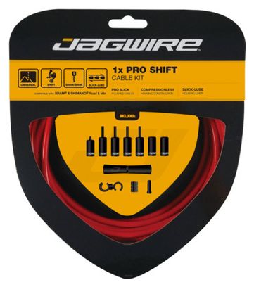 Jagwire 1x kit cambio professionale rosso