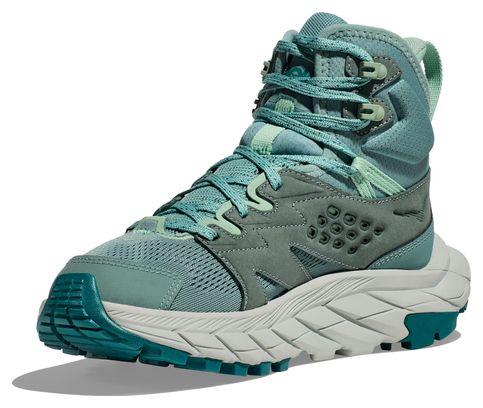 Chaussures de Randonnée Femme Hoka Anacapa Breeze Mid Bleu Gris