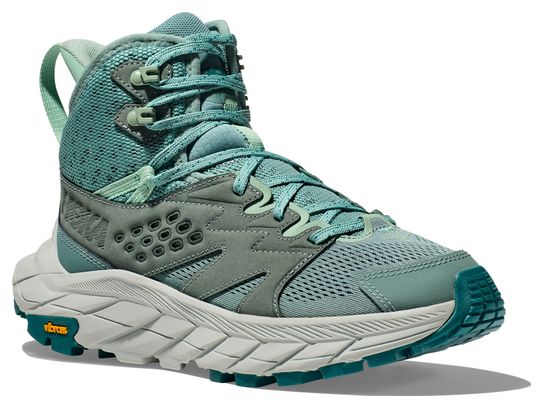 Chaussures de Randonnée Femme Hoka Anacapa Breeze Mid Bleu Gris