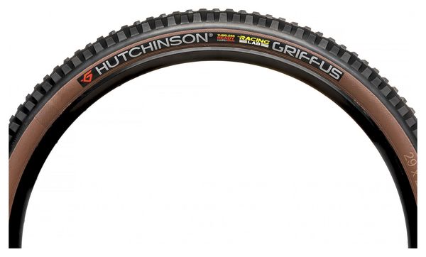 Hutchinson Griffus Racing Lab 2.40 MTB Reifen 29 Tubeless Ready Folding Hardskin Race Ripost Schwerkraft Tan Seitenwände eBike