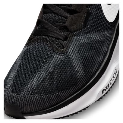 Zapatillas Running Nike Air Zoom Structure 25 Mujer Negro Blanco