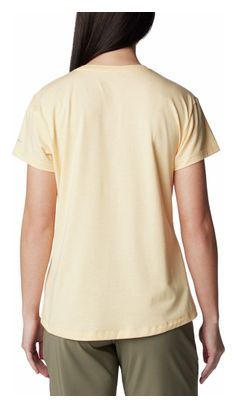 Camiseta técnica Columbia Sun Trek Beige para mujer