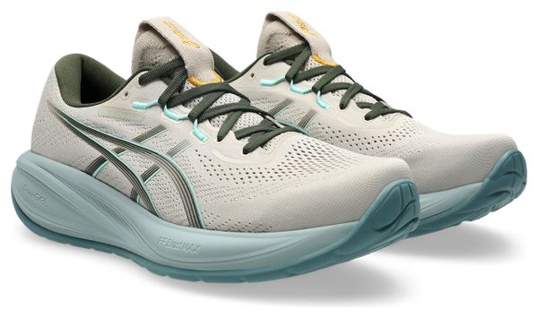 Asics Gel-Cumulus 28 Men's Running Shoes - Beige/Green