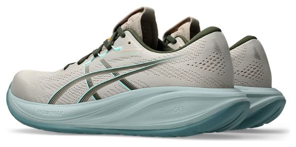 Asics Gel-Cumulus 28 Men's Running Shoes - Beige/Green