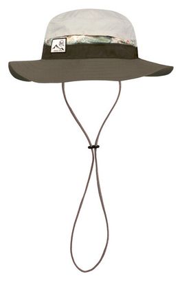 Buff Explore Booney Hat, White/Green