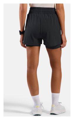 Odlo Zeroweight 3" 2-in-1 Women's Running Shorts, Black