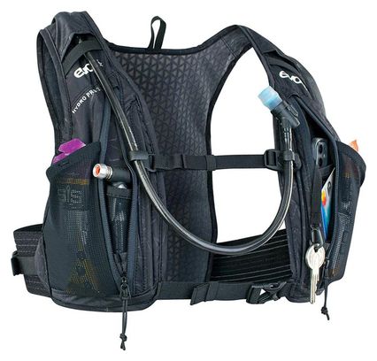 Gilet di idratazione Evoc Hydro Pro 3 + sacca d'acqua da 1,5L Nero