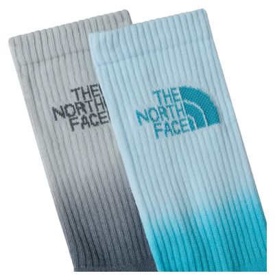 Calzini The North Face Everyday Dip-Dye blu/grigio (2 paia)