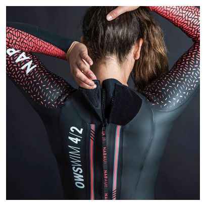 Nabaji Neoprene OWS 900 Women's Swimming Suit Black / Red