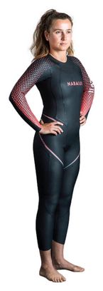 Nabaji Neoprene OWS 900 Women's Swimming Suit Black / Red