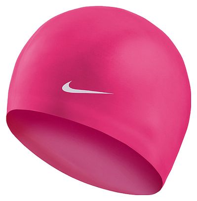 Cappellino Nike Swim in silicone rosa