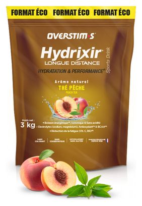 OVERSTIMS Hydrixir Longue Distance Energy Drink Perzik Thee 3kg
