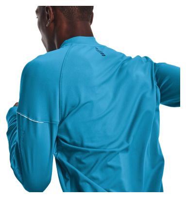 Maillot Manches Longues Under Armour OutRun the Cold Bleu Homme