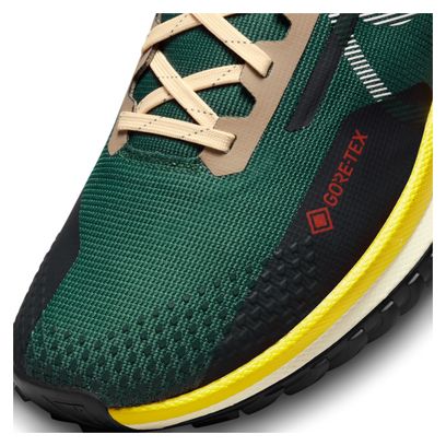 Chaussures de Trail Running Nike React Pegasus Trail 4 GTX Vert Jaune