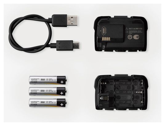 Simond HL900 USB V3 Stirnlampe, grün