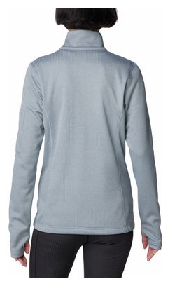 Columbia Park View Grid 1/2 Zip Women's Fleece Grey