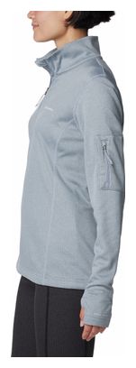 Columbia Park View Grid 1/2 Zip Women's Fleece Grey