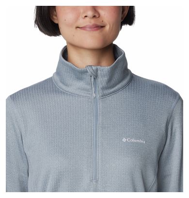 Columbia Park View Grid 1/2 Zip Women's Fleece Grey