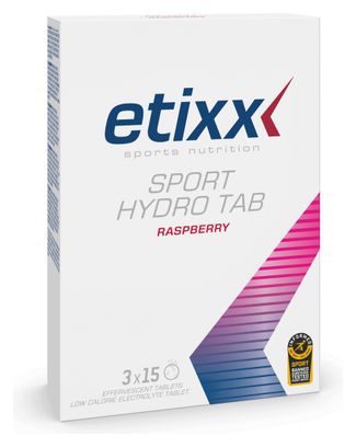 Etixx Pastilles électrolytes Hydro Tab Framboise 45 unités