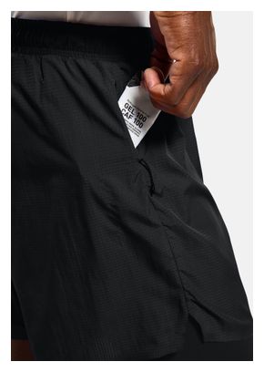 Odlo Zeroweight 5" 2-in-1 Men's Running Shorts, Black