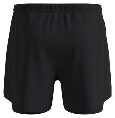 Odlo Zeroweight 5" 2-in-1 Men's Running Shorts, Black
