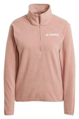 Polaire 1/2 zip adidas Terrex Rose Femme