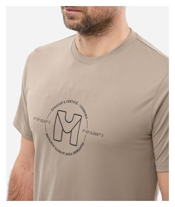 Millet Ubic Licht Beige Technisch T-shirt