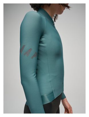 Maap Aeon Thermal Blauw Damestrui met Lange Mouw