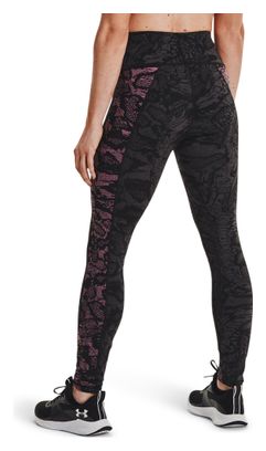 Under Armour Rush Novelty Lange Damen Tights Schwarz 