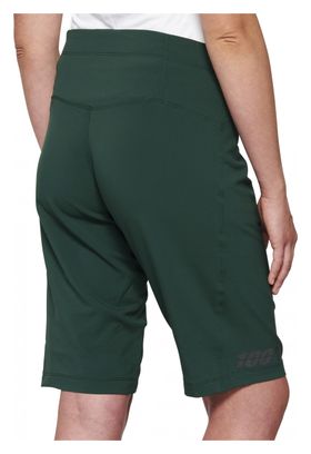 Short 100% Femme Ridecamp Forest Vert 