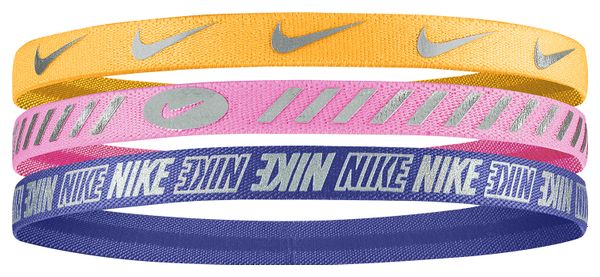 Mini-Stirnbänder (x3) Nike Headbands 3.0 Metallic Women