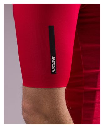 Santini Short Sleeve Jersey Colore Puro Red