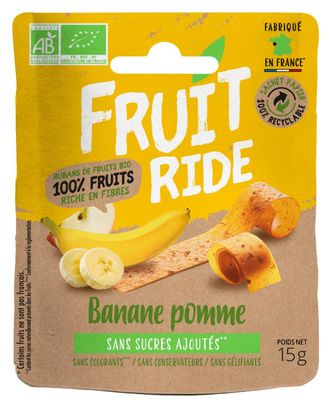 Fruit Ride dehydrated fruit ribbons Banana / Apple 15g