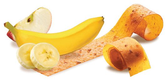 Fruit Ride Cintas de Fruta Deshidratada Plátano / Manzana 15g