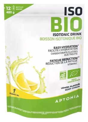 Boisson énergétique Aptonia Isotonique Iso Bio Citron 500g