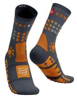 Compressport Trekking Socks Grau/Orange