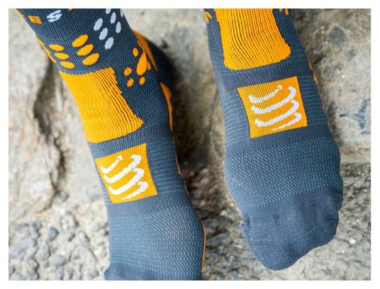 Compressport Trekking Socks Grey/Orange