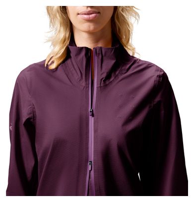 Giacca impermeabile Endura AllTrack Race Cape  Viola Donna