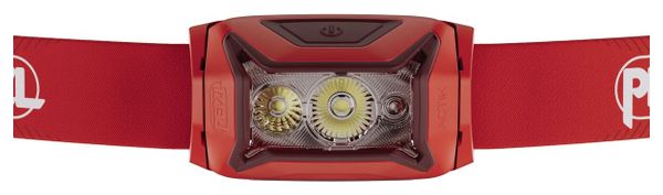 Lampe frontale Petzl Actik 450 Lumens Rouge