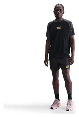 Men's Nike Stride Berlin Marathon short-sleeve jersey Black