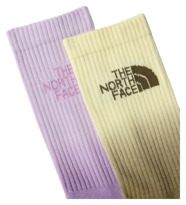 Calzini The North Face Everyday Dip-Dye Viola/Giallo (2 paia)