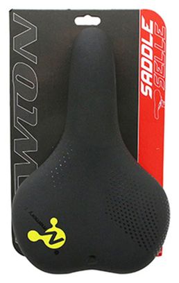 SELLE NEWTON CITY METRO HOMME NOIR A MEMOIRE DE FORME 270x180mm