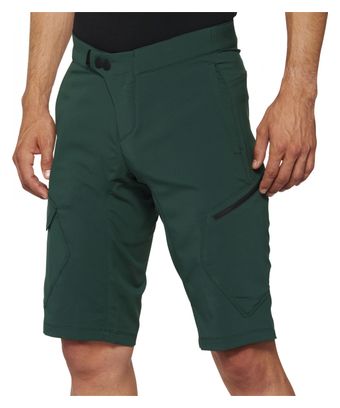 100% Ridecamp Forest Green Shorts