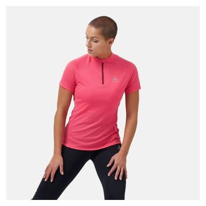 Odlo Essential Trail Short Sleeve 1/2 Zip Jersey Pink