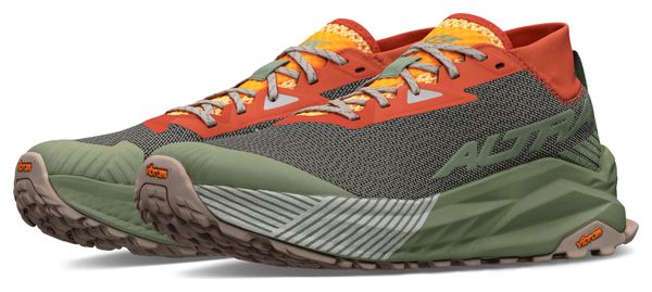 Altra Olympus 275 Trailschoenen Groen/Oranje Heren