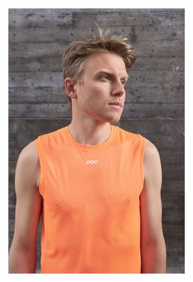 Poc Air Indoor Zink Orange Sleeveless Jersey