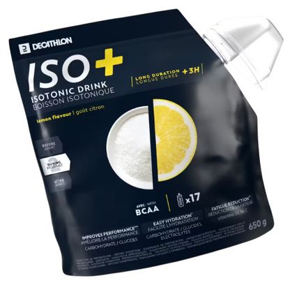 Aptonia Iso Pulver + Energy Drink Lemon 650g