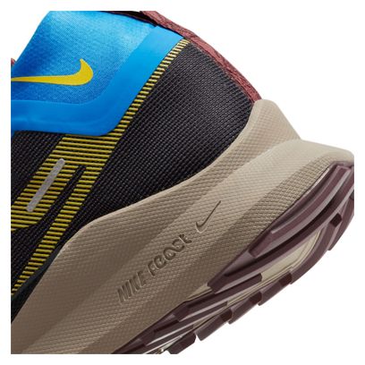 Chaussures de Trail Running Nike React Pegasus Trail 4 GTX Noir Bleu Rouge