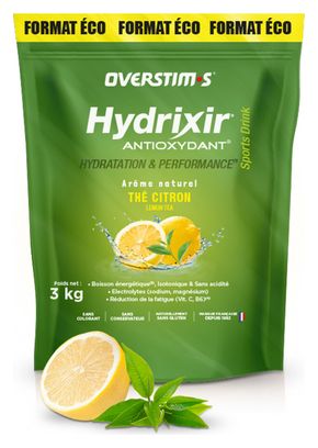 Boisson Énergétique Overstims Hydrixir Antioxydant Thé Citron 3 kg