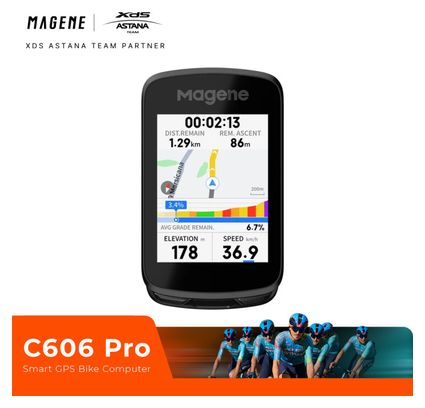 Magene C606 Pro Black GPS Bike Computer